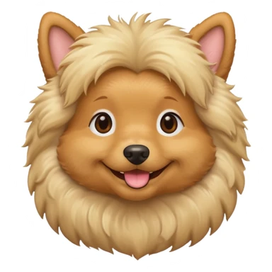 Cute dog blonde sticker