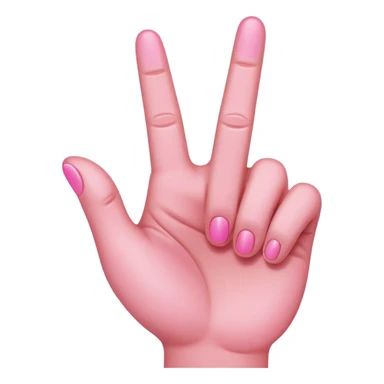 Pink middle finger sticker