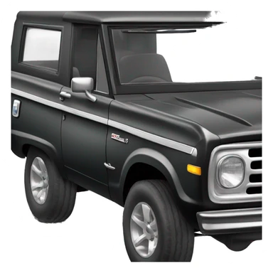black ford bronco sticker