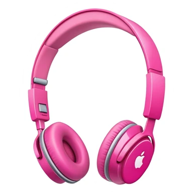 Apple headphone pink sticker