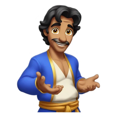 aladdin genie sticker