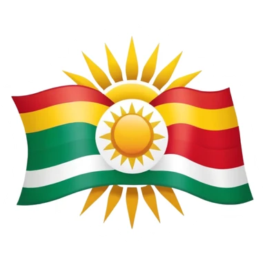 Kurdistan Flagge  sticker