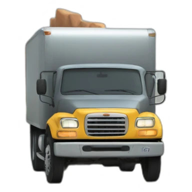 Camión de camiones sticker