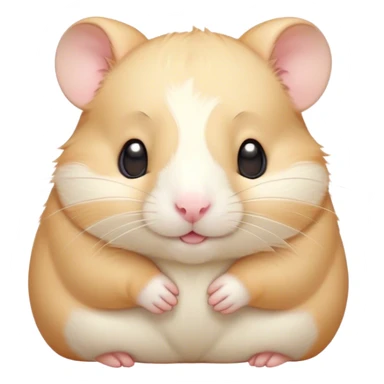 Meme-Worthy Cute Sleeping Cream Hamster Portrait Emoji, Head resting peacefully with a contented smile, showcasing a delightfully compact build and a luxuriously soft cream coat, eyes shut in a serene nap, Simplified yet hilariously adorable features, highly detailed, glowing with a soft, drowsy light, high shine, relaxed and utterly lovable, stylized with an air of playful laziness, bright and heartwarming, soft glowing outline, capturing the essence of a comically sleepy hamster, so meme-worthy it feels like it could instantly become the next viral sensation of adorable slumber! sticker