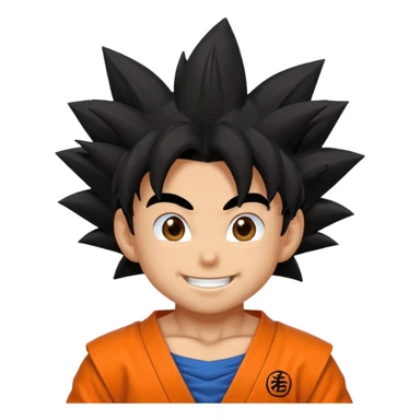 Goku imoji sticker