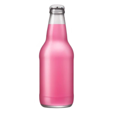 Pink Bottle beer sticker