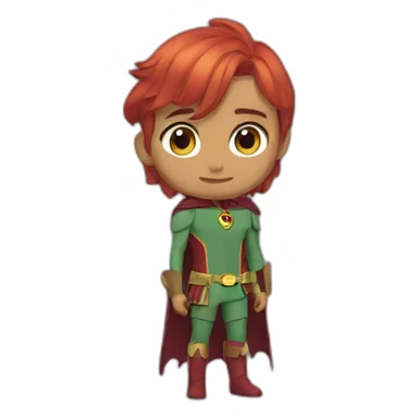 robin x starfire sticker