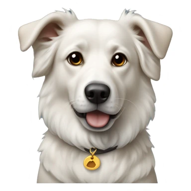 Hund mit engelsflügel sticker