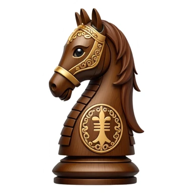 chinese chess piece, knight piece sticker