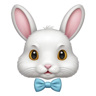 Coelho de laço sticker