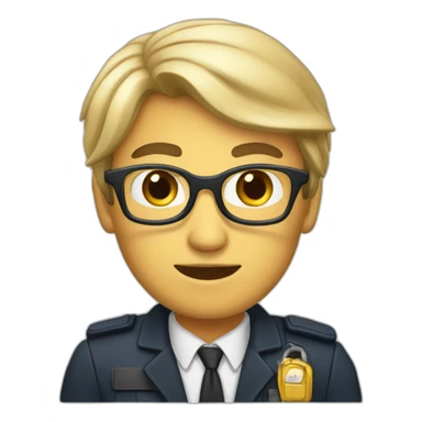 agent responsable douanier sticker