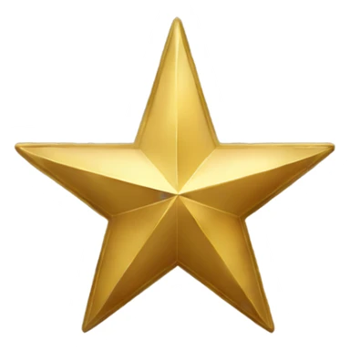 Gold north star sticker