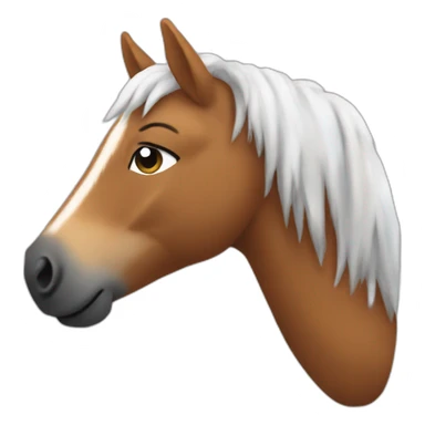 stuffed animal horse sticker