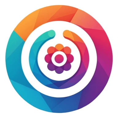 Staff team logo with name sticker