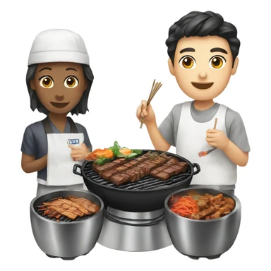 Korean bbq sticker