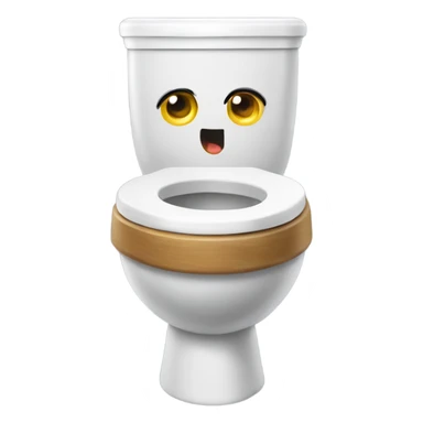 Mewing skibidi toilet sticker
