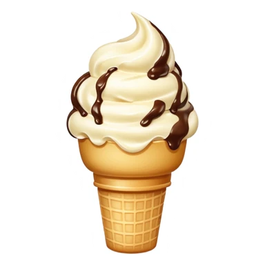 A single scoop of ice cream, smooth and creamy texture, glossy and soft, realistic, high detail, simple and cute design, isolated on white background, centered composition
 sticker
