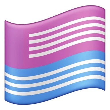 Pink,purple,blue flag sticker