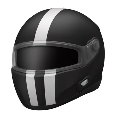 Black motorcycle helmet  sticker