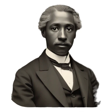 Victorian black and white photograph  sticker