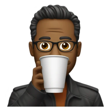 film director drinking lot of coffee sticker