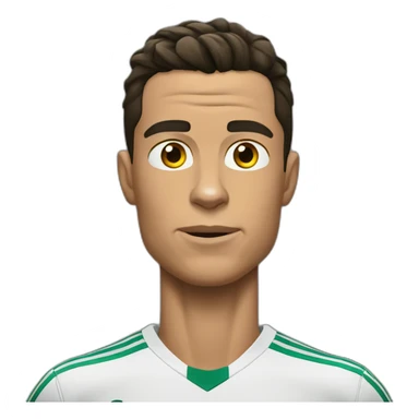 cristiano ronaldo, triste  sticker