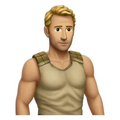 kirk lazarus tropic thinder sticker