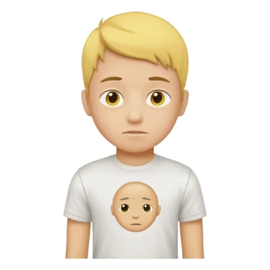 Jaundice boy sticker