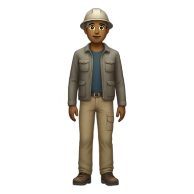 geologist full body sticker