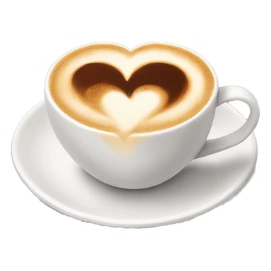 cappucino heart emoji sticker