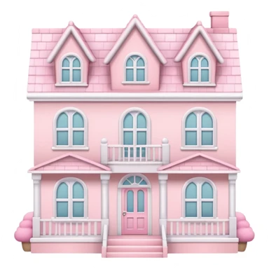 House for doll pink and aesthetic pink sticker