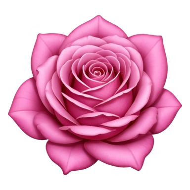 Pink rose sticker