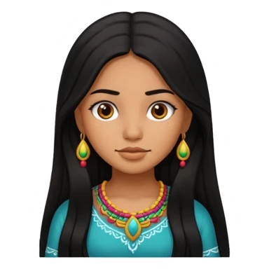 Mexican girl sticker