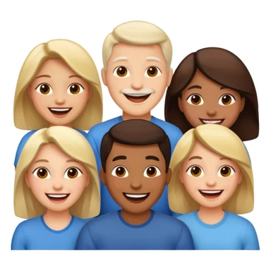 multicultural people sticker