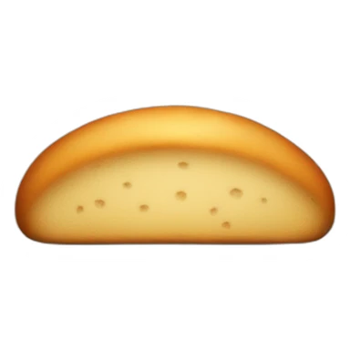 round bread inside the oven sticker