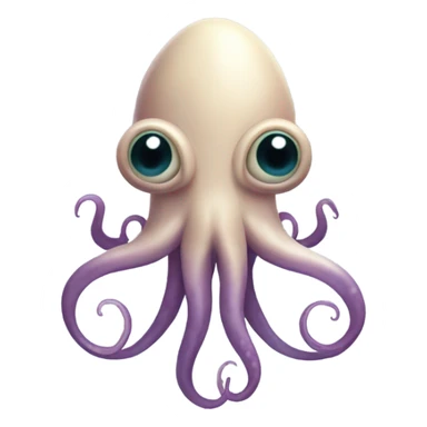 Create a squid with dollars sign eyes sticker
