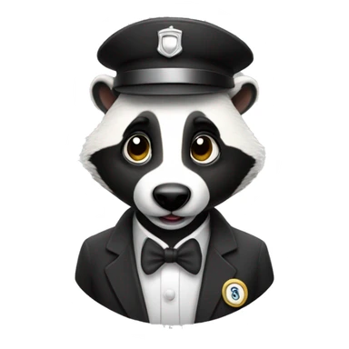 concierge badger sticker