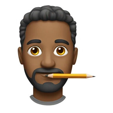 Pencil artist sticker