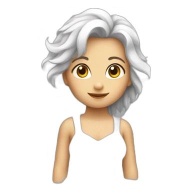 Ange avec des ailes sticker