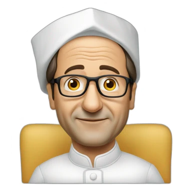 françois-hollande-djellaba sticker