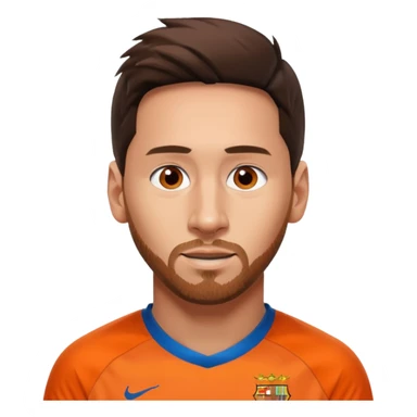 Messi portağal jersey sticker