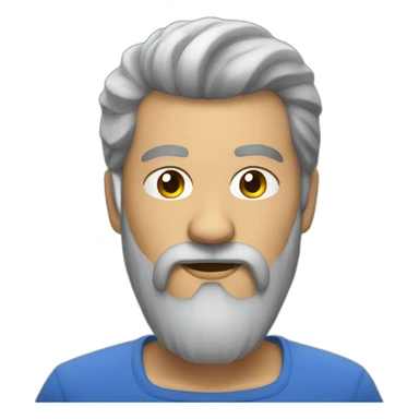 Kung fu Man Grey beard sticker