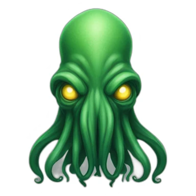 Cthulhu, the evil god of the Cthulhu Mythos sticker