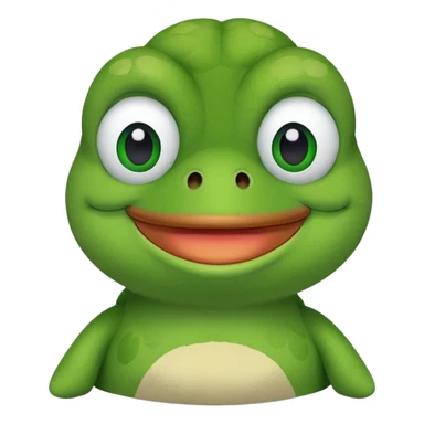 Создай эмодзи Plush Pepe пожалуйста  sticker