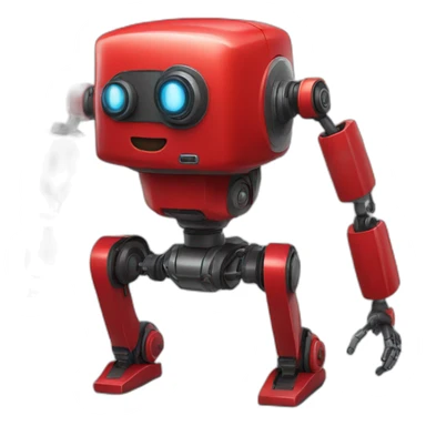 Red Roboter sticker