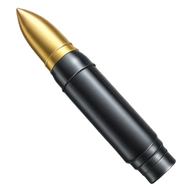 black long bullet 7.62 sticker