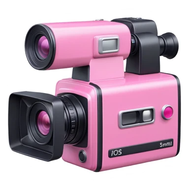 videocamera pink sticker