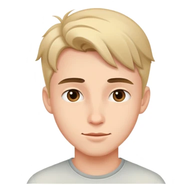 Young man with loving expression sticker