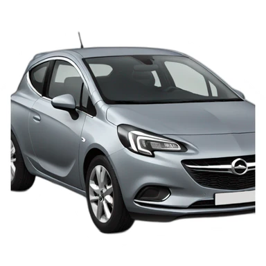Opel corsa 2016 grise sticker