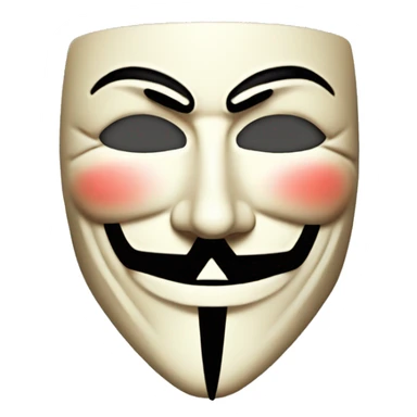 Guy Fawkes V for Vendetta sticker